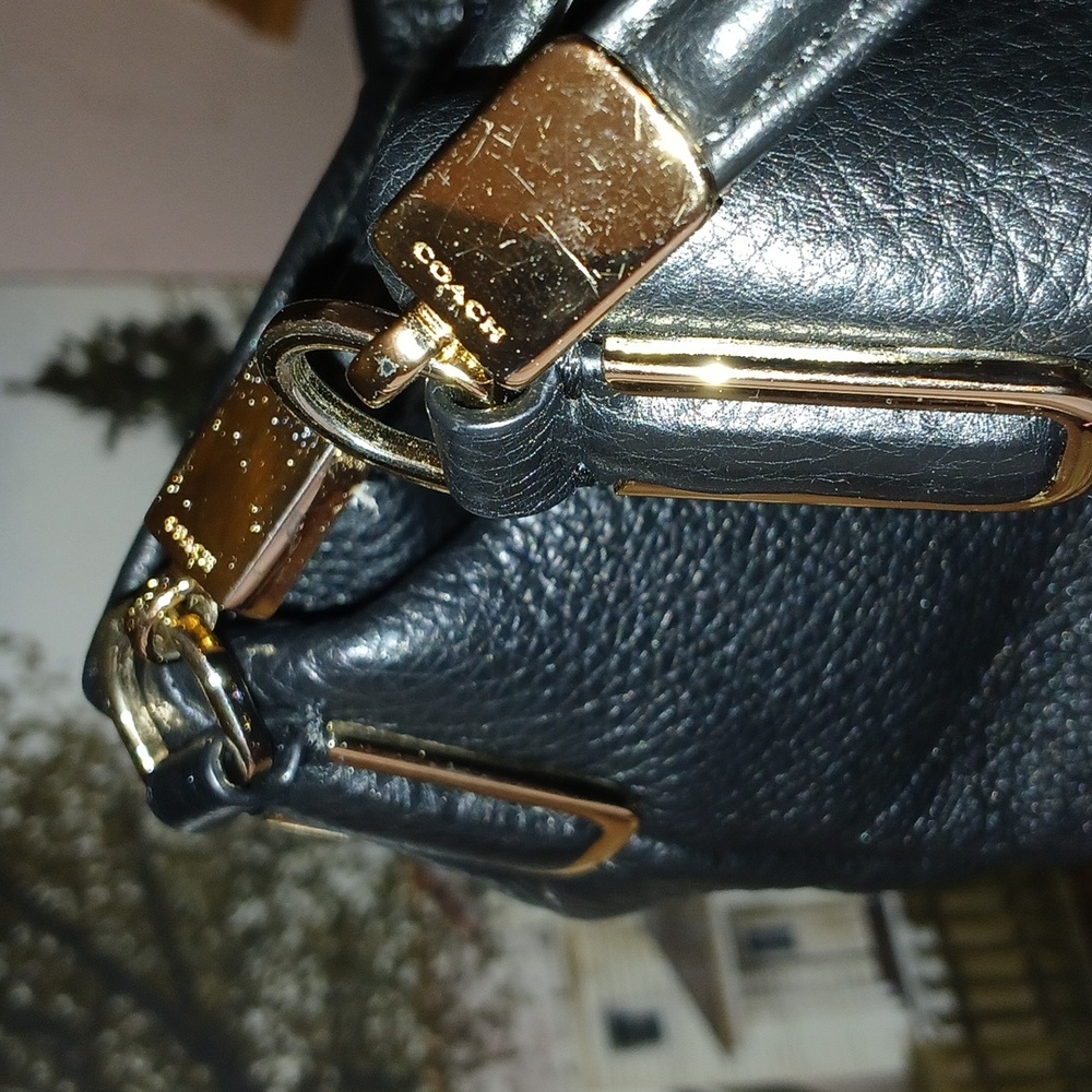 Coach Black Leather Women's Bag - Picture 5 of 16